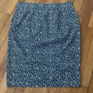 RipSkirt Hawaii Blue White Floral Wrap Skirt XL Pockets Quick Dry Travel Beach